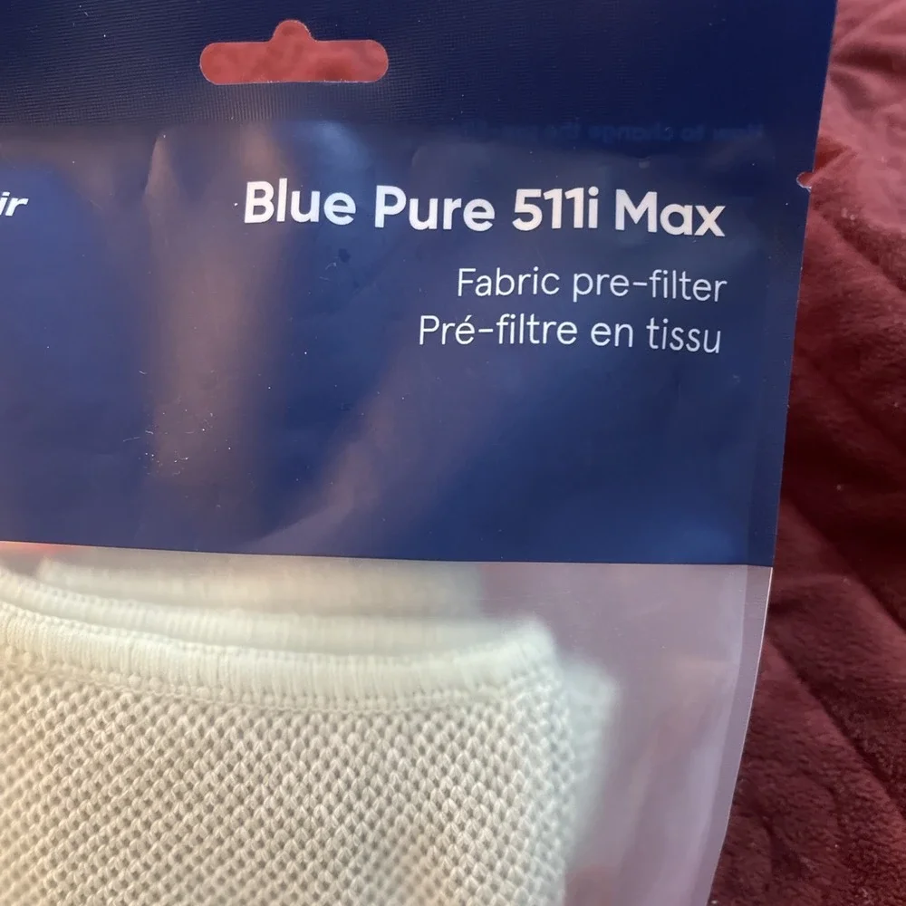 Genuine Pre-Filter For Blue Pure 511i Max Air Purifier 111361 Moss New Unopened